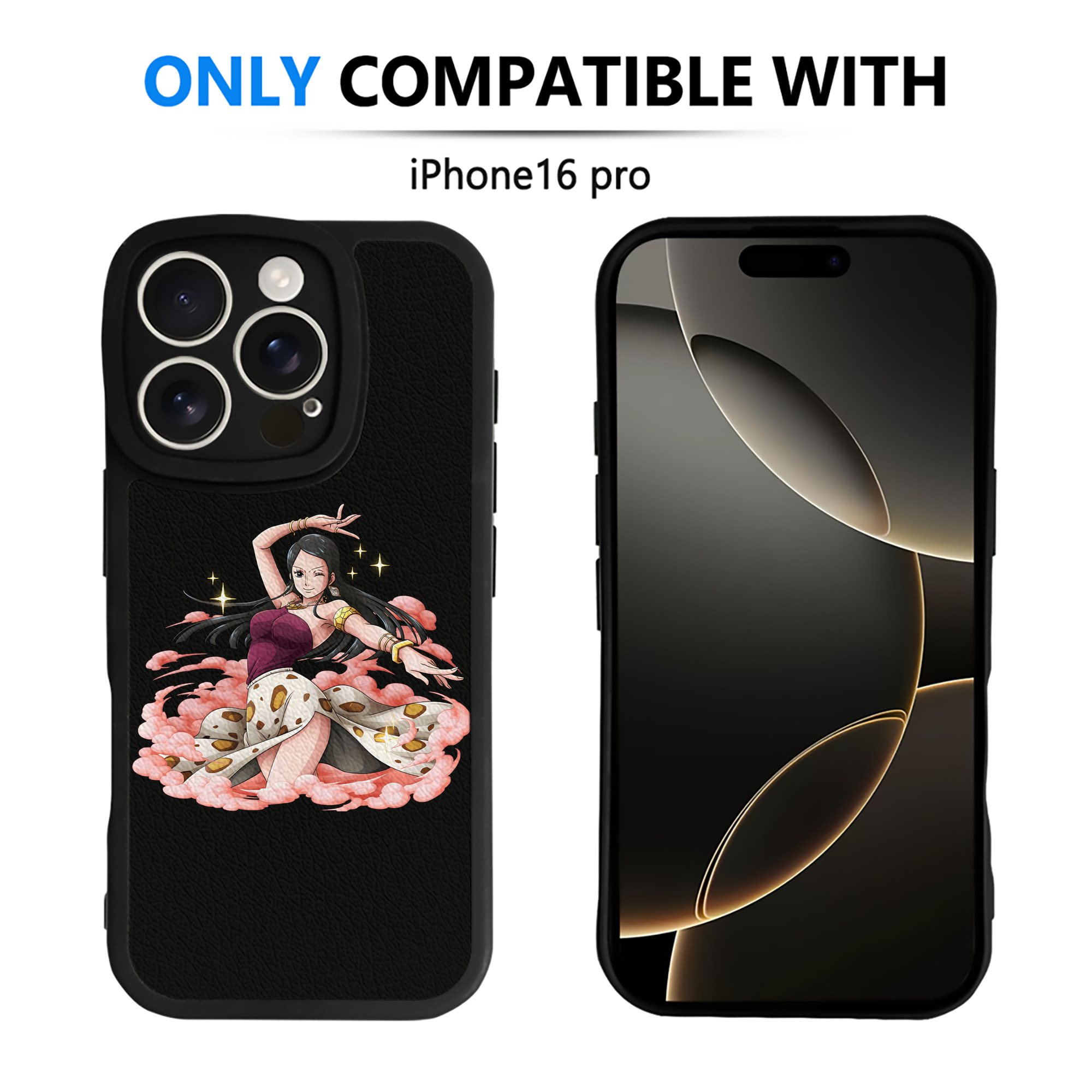 （画像用） ワンピース ニコ・ロビン ONE PIECE Nico Robin 【iPhone 16シリーズ対応】シリコンスマホケース（レザー調） 材質：シリコン